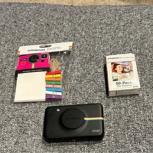 Polaroid Snap plus Film and cute frames!!